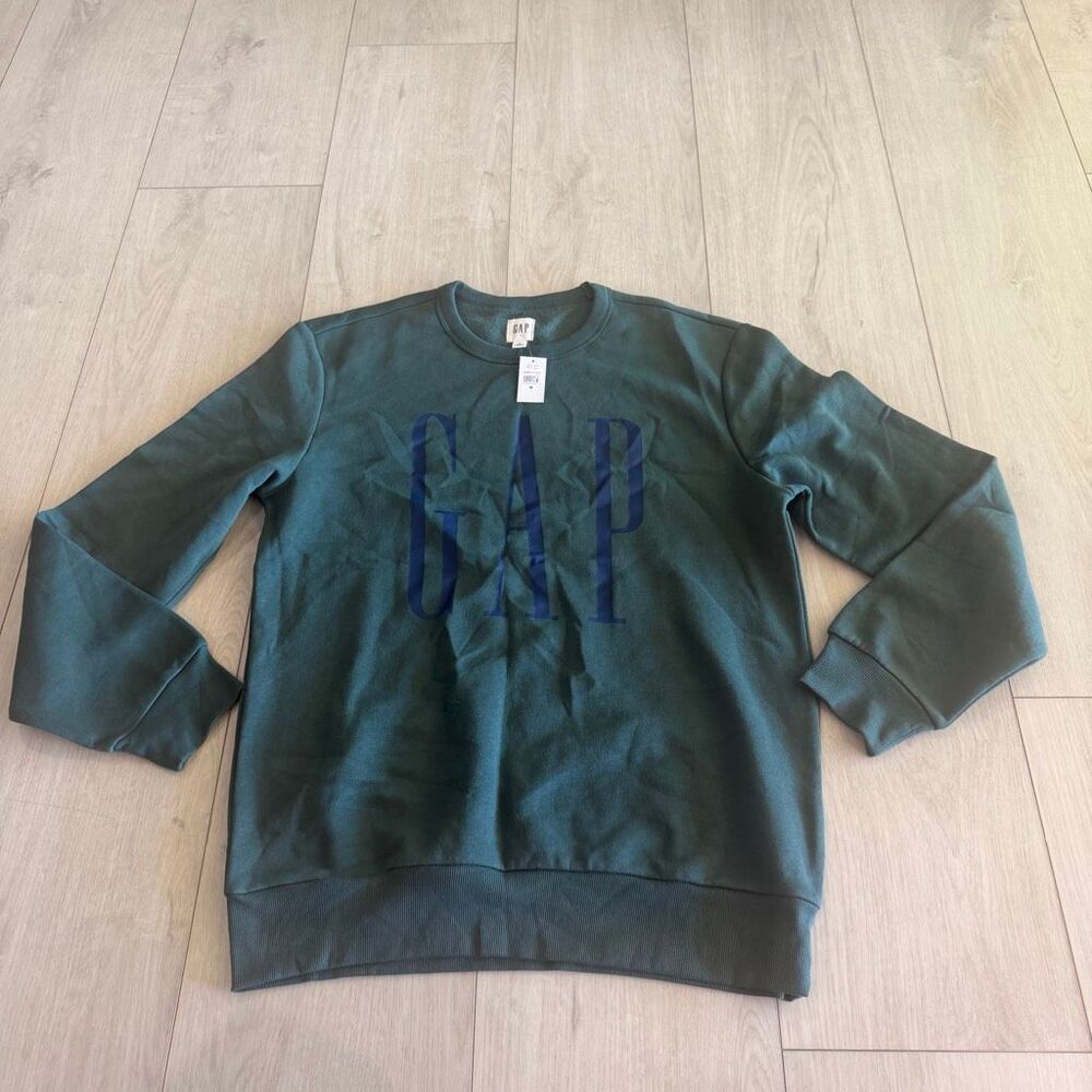Gap men’s Gap Logo Sweatshirt Moores Green size M